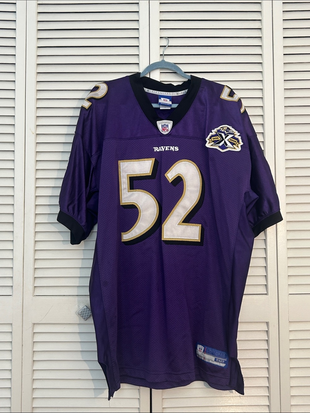 Ray Lewis Ravens Jersey #52 purple and black